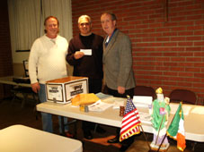 The Ancient Order of Hibernians Division 3 makes a donation to Angela's House
